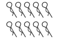 Funtek - Black Universal 1/10 body clips (10pcs) (IM-HTR-501381)