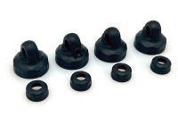 SWORKz 1/10 BBS Precision Plastic Shock Cap (13mm) &Seal Cap (4 Sets) (SW222013)