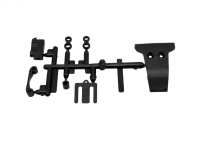 SWORKz S12-3 Plastic Accessories Part Set(Front Bumper/Servo Holder/Sway Bar Ball End) (SW222008)