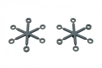 SWORKz 1/10 BBS Precision Plastic Shock Seal Part 3.0X6.3X0.9 (2 Sets) (SW222012SEAL)