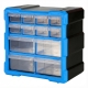 Robitronic - Kleinteilemagazin mit 12 Schubladen Blau (R14037B)
