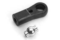 Kavan - MAXI-Kugelgelenk M3, Zapfenkugel mit Bohrung, D=6,0mm, Bohrung 3,0mm, 10 stück (KAV50.1405/10)