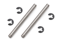 Hobbytech - Xmid rear knuckle axle+clips (x2) (IM-MID-032)