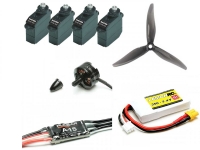 Powerset with servos & batteryfor Ares Indoor Jet