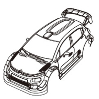 MJX - Karosserie (C3 Modell) (MX-P10013)