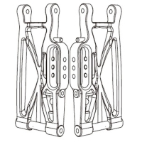 MJX - Hinterer unterer Querlenker (MX-P10250)