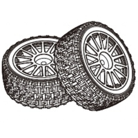 MJX - Reifen (4 Stück) (MX-P103006)