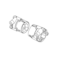 MJX - Achsgehäuse (mit Stecker und Zugschnur) (MX-P8HAF01)