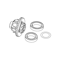 MJX - Linke hintere Portalachsen-Baugruppe (MX-P8HARL)