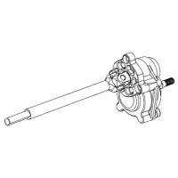 MJX - Rechte hintere Portalachsen-Baugruppe (MX-P8HARR)