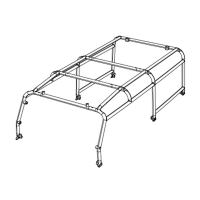 MJX - Überrollkäfig (Bausatz) (MX-P8HB04)