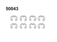 Amewi - 50043 E-Clips 4mm 8 StÃ¼ck (004-50043)