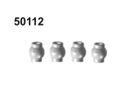 Amewi - 50112 Kugelkopf 10mm 4 StÃ¼ck (004-50112)