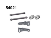 Amewi - 54021 HeckflÃ¼gel Halterung mit orange Verbindungsstangen (004-54021)