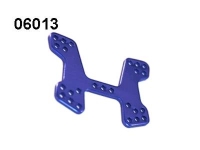 Amewi - 06013 DÃ¤mpferbrÃ¼cke vorne Aluminium blau (004-06013)