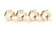 Amewi - Radmitnehmer Aluminium, 12mm Gold, Schraubbar, 4...