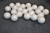 Amewi - Bastel Styroporkugel 8cm 20 Kugel im Karton (301031)