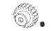 Amewi - Motorritzel 20 Zähne Modul 0,8 (021-17223066)