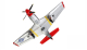 Amewi - AMXFlight P51 4-Kanal 3D/6G RTF (24127)