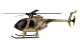 Amewi - AFX MD500E MilitÃ¤r brushless 4-Kanal 325mm Helikopter 6G RTF braun (25336)