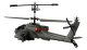 Amewi - Apache AH-64 Helikopter Koaxial 3,5-Kanal RTF (25350)