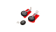 Amewi - Fahrwerk Set Beech D17S rot (045-24143-13)