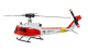 Amewi - UH-1 Marine Brushless CP-Helikopter 6-Kanal 6G/3D RTF (25356)