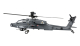 Amewi - Apache AH-64D CP Helikopter 6G/3D RTF grau (25369)