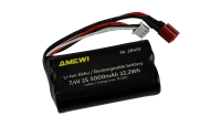 Amewi - Li-Ion Akku 2S 7,4V 3000mAh T-Stecker (28410)