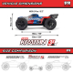 Mini Kraton 3S DSC 4X4 RTR brushless Speed Truck rot/blau - 1:16