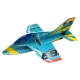 Cartoon fighter Jet rocket roll 68 - 870mm
