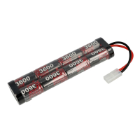 Robitronic - NiMH Akku 3600mAh 9,6V Stick Pack Tamiya Stecker (R05153)