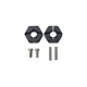 Robitronic - Radmitnehmer schwarz Aluminium (2 Stk.)...
