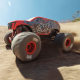 Arrma - 1/16 GORGON GROM 4X4 RTR Brushed Monster Truck (Battery & Charger Included) Red (ARA2130T2)