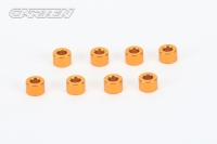 CARTEN Distanzscheibe Aluminium 3x6x3mm (8) (NBA350)