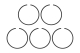 KAVAN - Kolbenring (5 Stück) FS400AR (KAV28.3313)