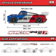 Infraction 223S DSC 4x4 all-road street bash Truck RTR blue - 1:8