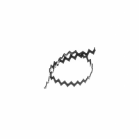 0,6mm Zackenband Turbulator schwarz 8,0 x 0,6mm - 20cm