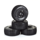 Pro-Line Racing - 1/16 King Pin Front/Rear Tires MTD 12mm Black Split Six (4): MOJAVE GROM (PRO1028510)