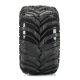 Pro-Line Racing - Dreadnaught Mounted Black Wheel F/R (4) for ARRMA GORGON/QUAKE GROM (PRO1030010)