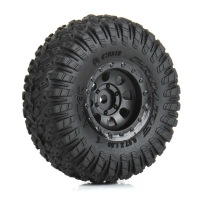 Pro-Line Racing - 1/30 Aztek Front/Rear Mounted Black Clobber (4) for Axial SCX30 (PRO1031910)