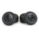 Pro-Line Racing - 1/30 Aztek Front/Rear Mounted Black Clobber (4) for Axial SCX30 (PRO1031910)