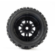 Pro-Line Racing - 1/16 Badlands MX Front/Rear Tires MTD 12mm Black Split Six (4): MOJAVE GROM (PRO1034010)