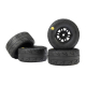 Pro-Line Racing - 1/16 Vector Front/Rear Tires MTD 12mm Black Split Six (4): MOJAVE GROM (PRO1034310)