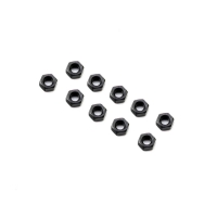 Axial - M3 Nut Thin Black (10) (AXI-3837)