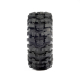 Pro-Line Racing - 1/30 Baja Pro X Front/Rear Mounted Chrome Beast Tires (4): Axial SCX30 (PRO1025110)