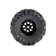 Pro-Line Racing - 1/30 Baja Pro X Front/Rear Mounted Chrome Beast Tires (4): Axial SCX30 (PRO1025110)