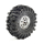 Pro-Line Racing - 1/30 Baja Pro X Front/Rear Mounted Chrome Beast Tires (4): Axial SCX30 (PRO1025110)