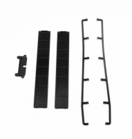 Absima CR-18P 6X6 Rear Bed Accesories (Black) (HBP240432)