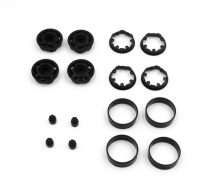 Absima CR-18P Truck 1.2"" Bead Lock Wheels (Black) (HBP240442)